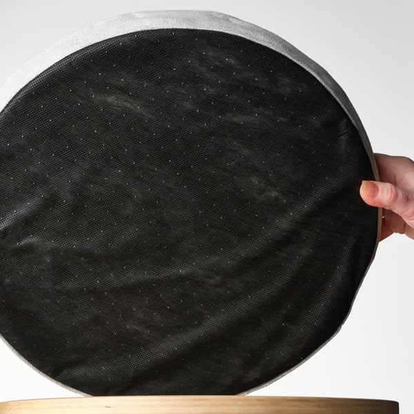 ÅKERVINDEFLY Chair cushion, beige, 38 cm