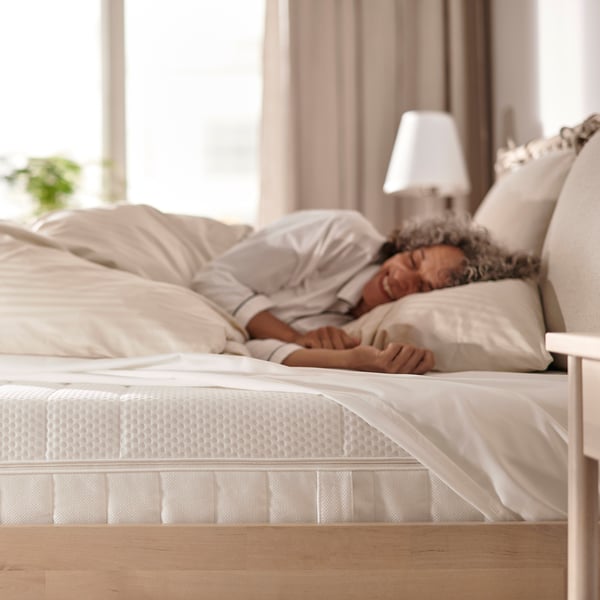 ÅKREHAMN foam mattress, firm/white, 90x200 cm