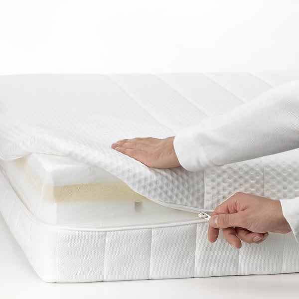 ÅKREHAMN Foam mattress, rigid, white , 180x200 cm