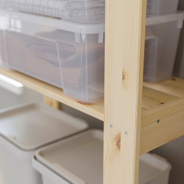 ALBERT shelving unit, pine, 64x28x159 cm