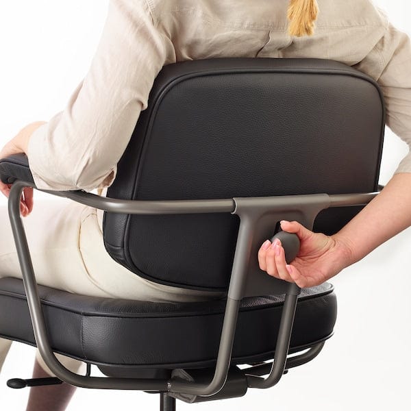 Ikea ALEFJÄLL Office Chair - Black Glose ,
