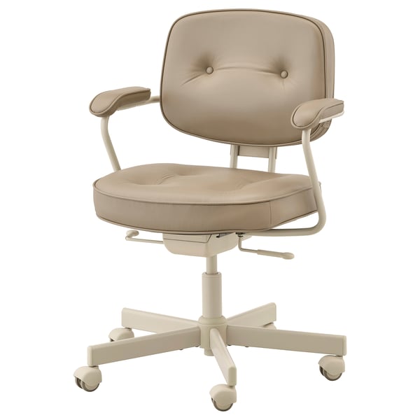 ALEFJÄLL office chair, Grann beige, 64 cm
