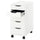 ALEX drawer unit on castors, with insert white/black, 36x76 cm