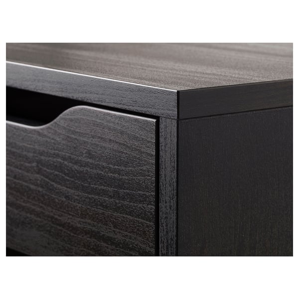 ALEX drawer unit, black-brown, 36x70 cm