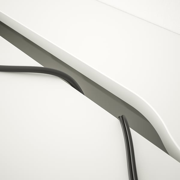 ALEX desk, white, 132x58 cm