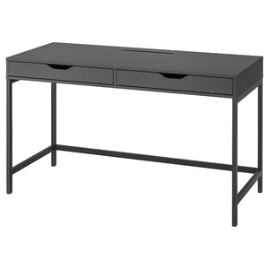 ALEX desk, dark grey, 132x58 cm
