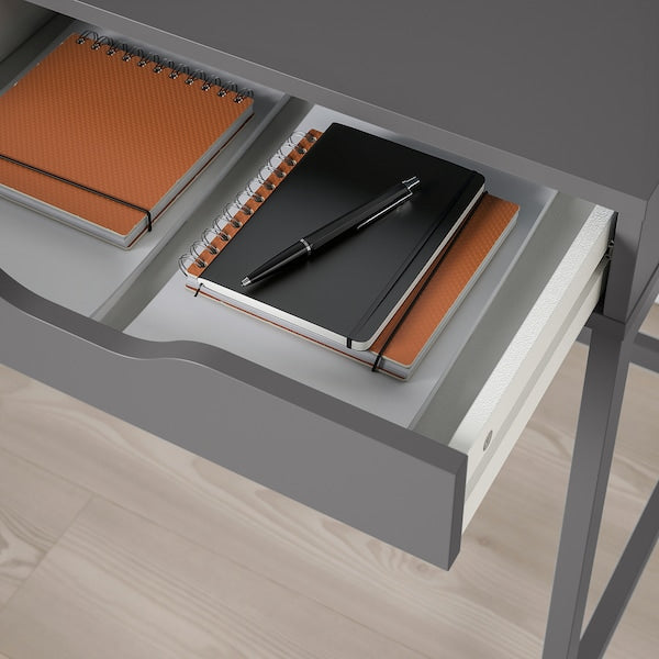 ALEX desk, dark grey, 100x48 cm