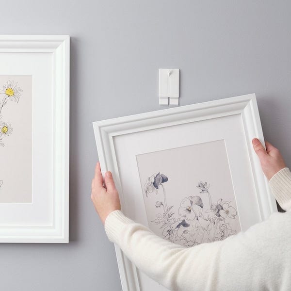 Ikea ALFTA - Adhesive hook for frame, white