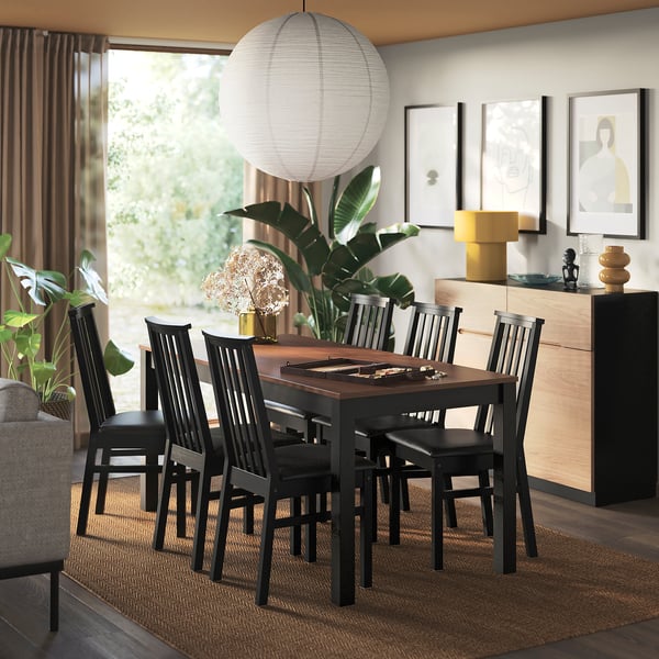 ÅLHULT chair, black/Bomstad black, 45x94x54 cm