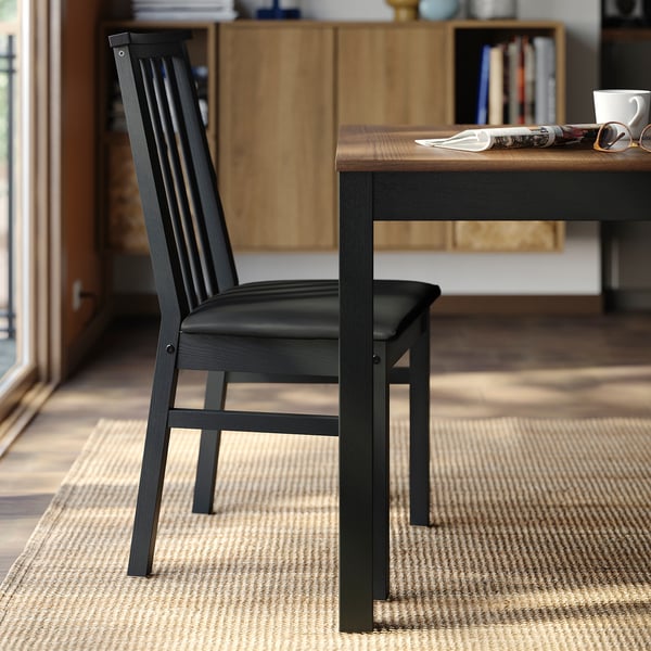 ÅLHULT chair, black/Bomstad black, 45x94x54 cm