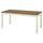 ÅLHULT extendable table, beige/brown, 170/220x80 cm