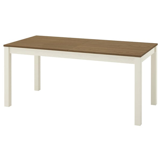 ÅLHULT extending table, beige/brown, 170/220x80 cm