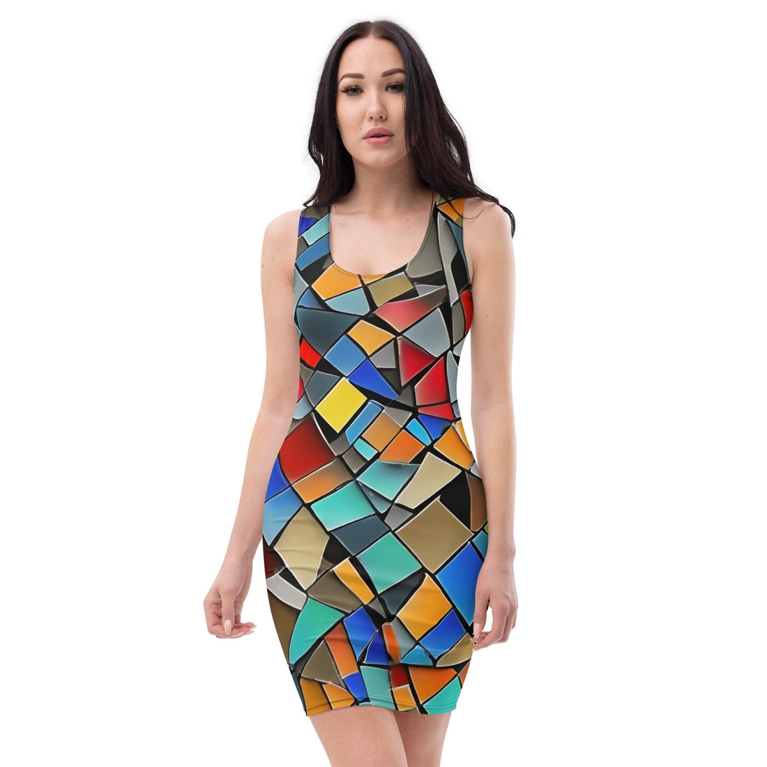 Mosaic Cut & Sew Dress - best price from Maltashopper.com 1563624_7788, 1563624_7789, 1563624_7790, 1563624_7791, 1563624_7792