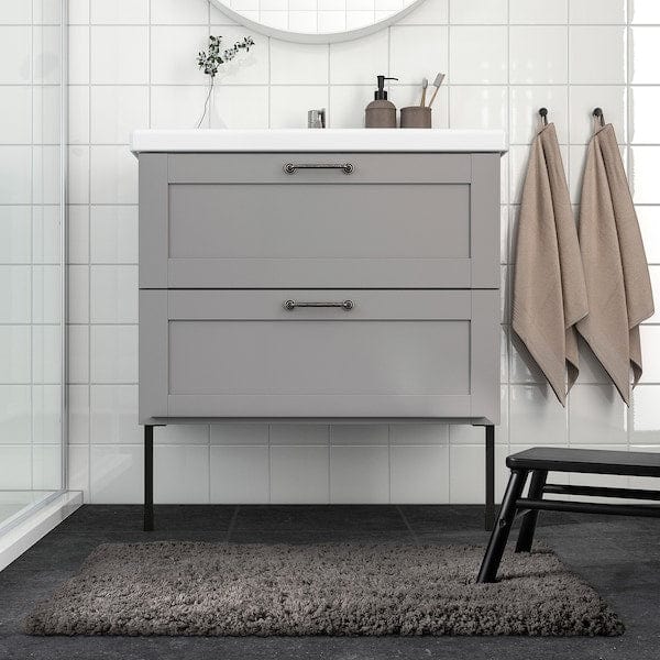 Ikea ALMTJÄRN - Bath mat, beige, 60x90 cm