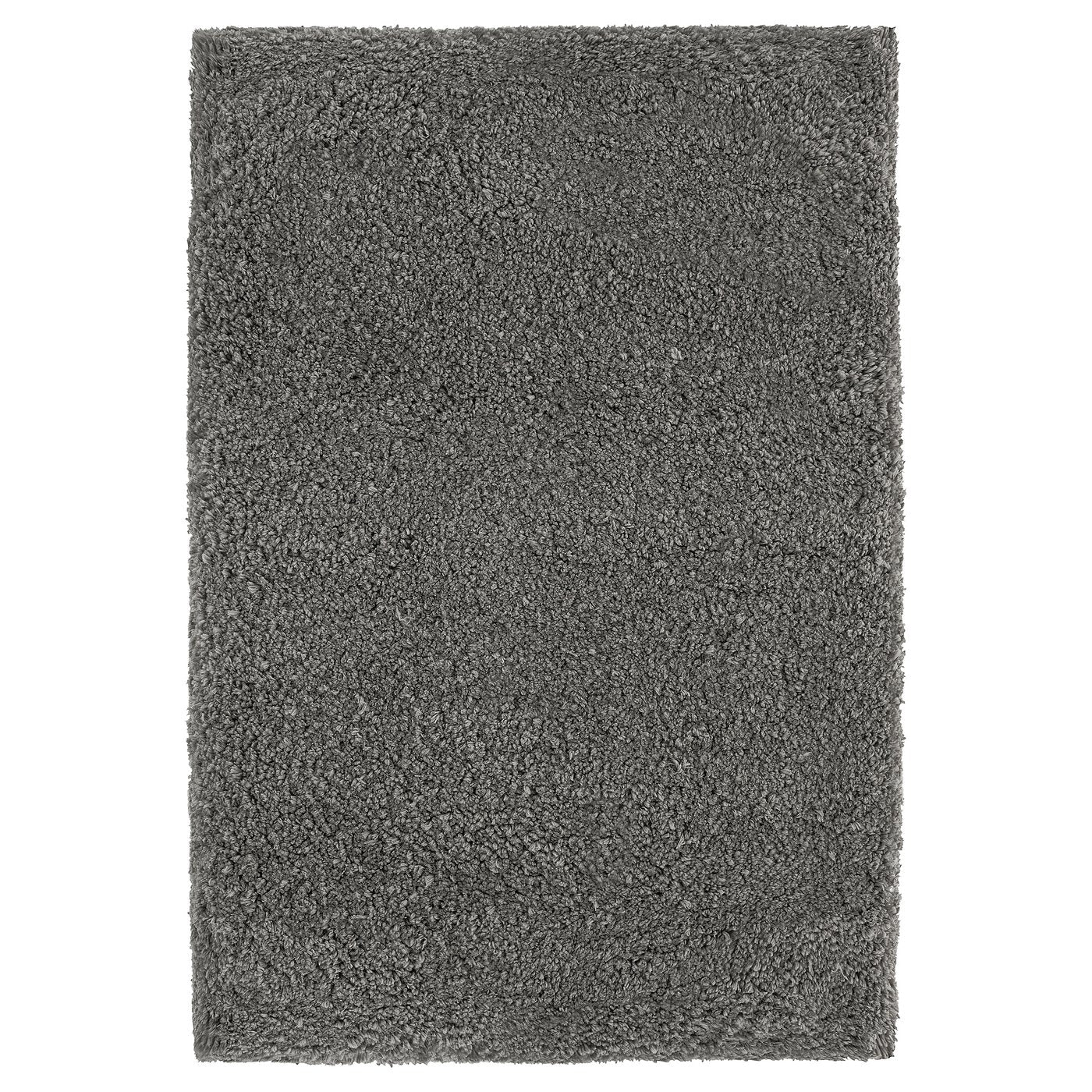 ALMTJÄRN bath mat, dark grey, 60x90 cm