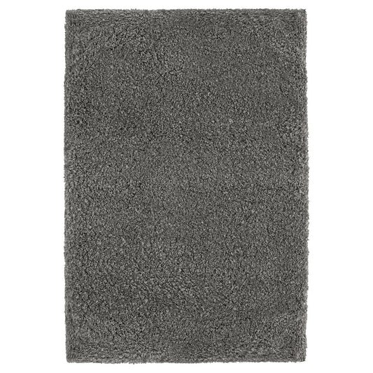 ALMTJÄRN bath mat, dark grey, 90x60 cm