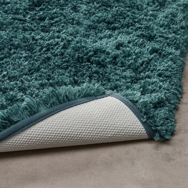Ikea ALMTJÄRN - Bath mat, grey-turquoise, 60x90 cm