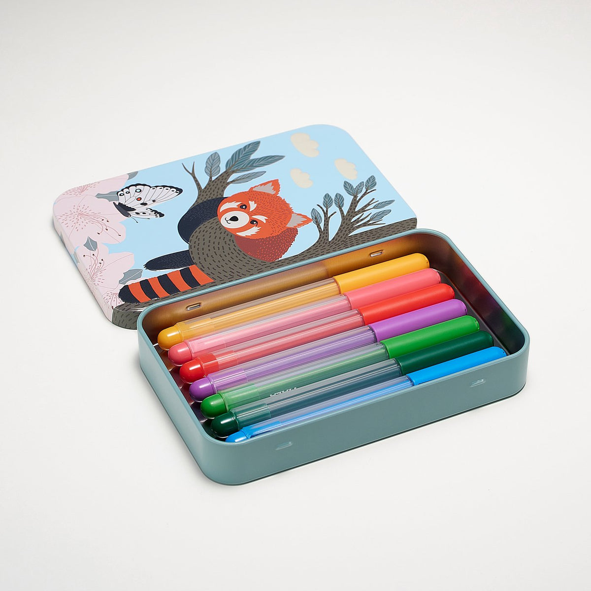 ALPTALL pen case, multicolour metal, 16x10.4 cm