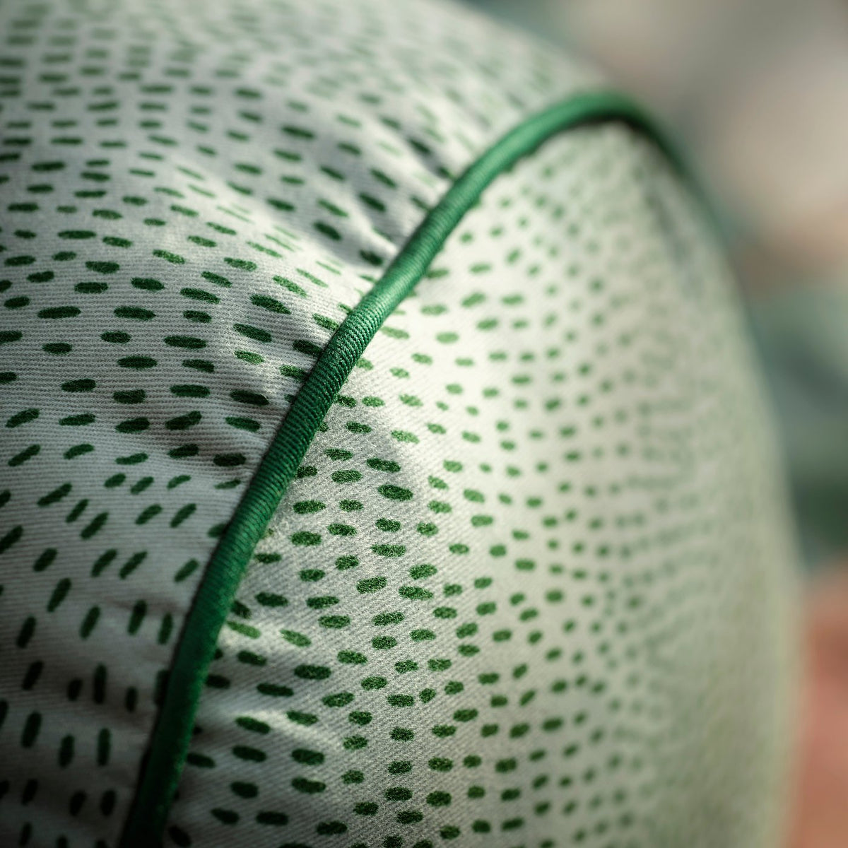 ALPTALL cushion, cylinder shaped green, 80 cm