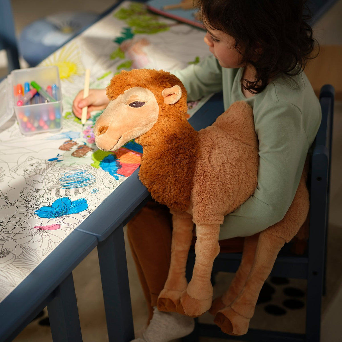 ALPTALL soft toy, Bactrian camel/beige, 42 cm
