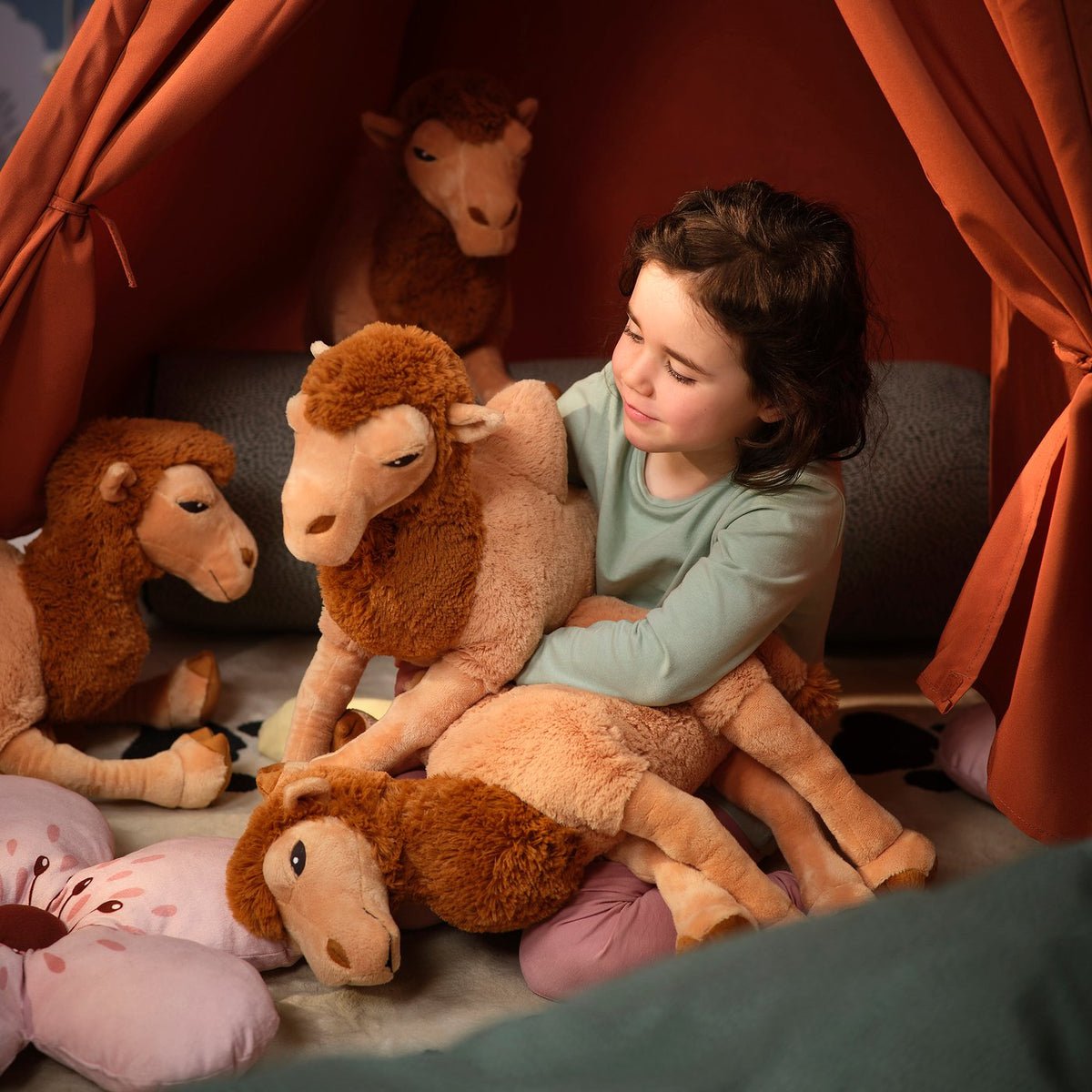 ALPTALL soft toy, Bactrian camel/beige, 42 cm