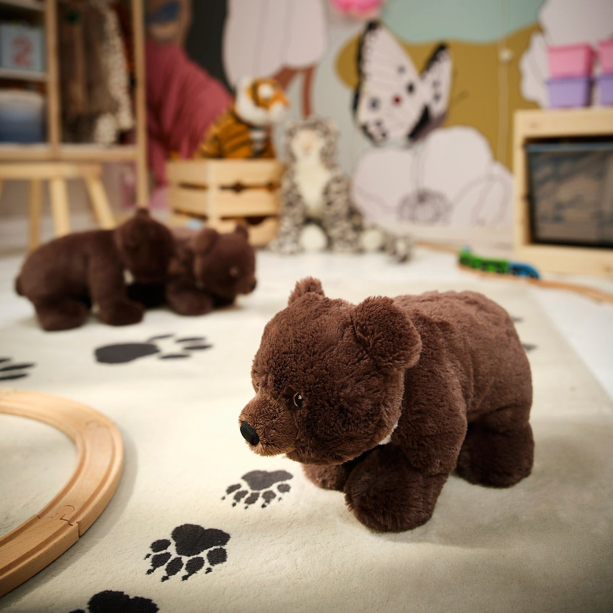 ALPTALL soft toy, Asiatic black bear cub, 27 cm