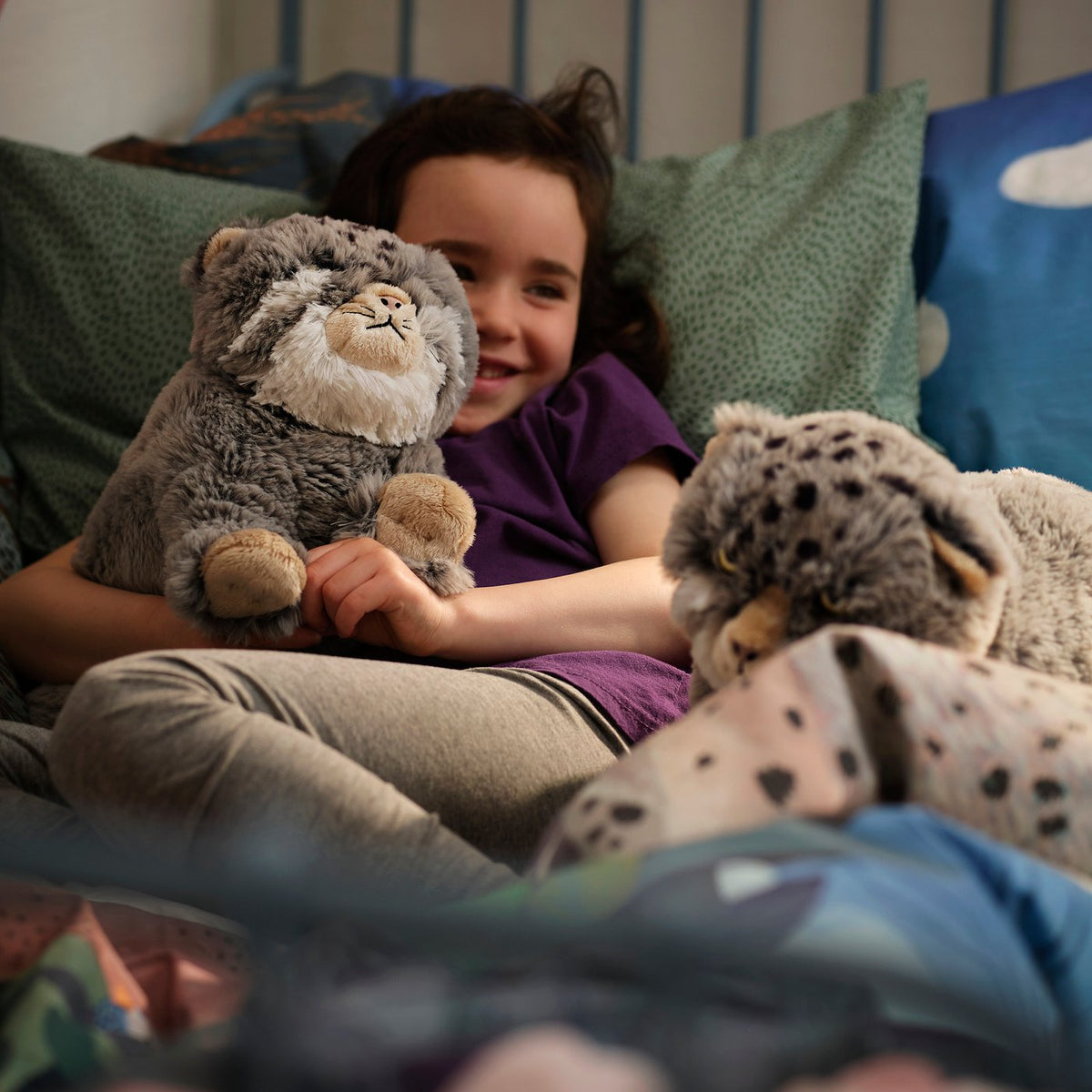ALPTALL soft toy, Pallas's cat grey, 31 cm