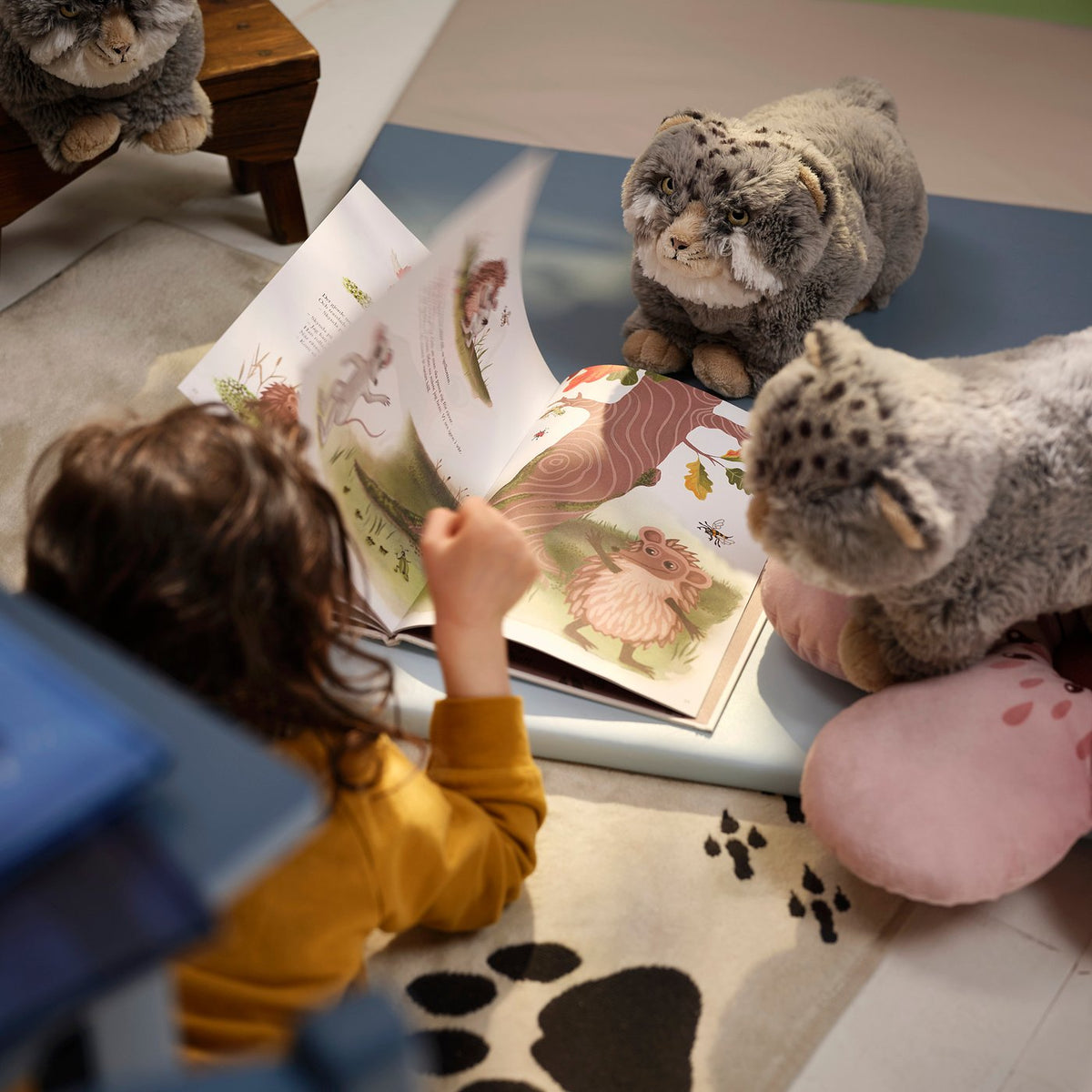 ALPTALL soft toy, Pallas's cat grey, 31 cm
