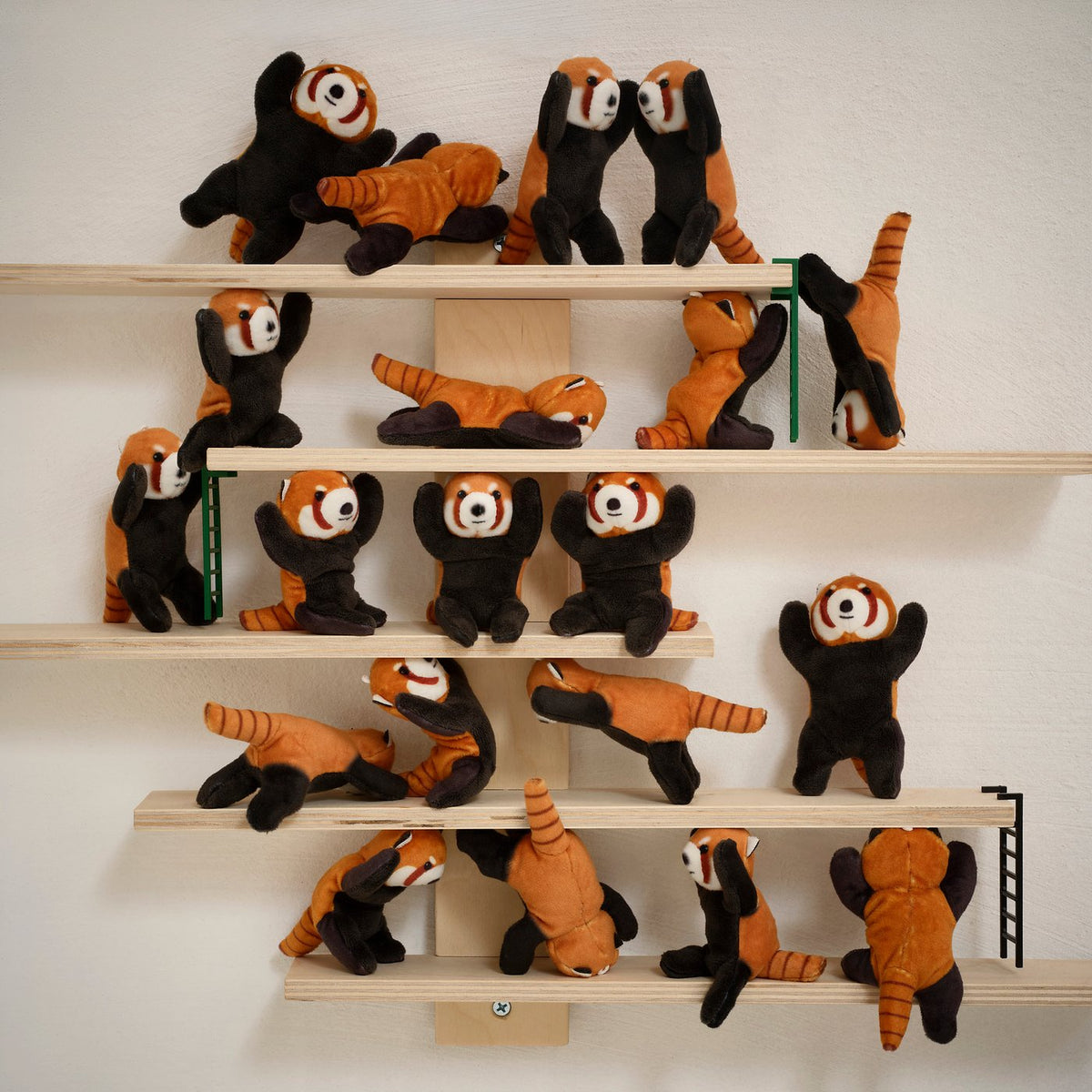 ALPTALL soft toy, red panda/mini, 9 cm