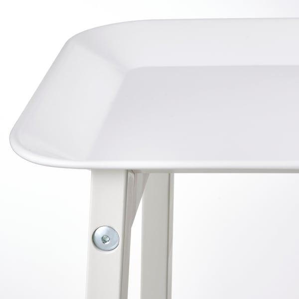 ALPVIDE - Plant stand, white, 63 cm