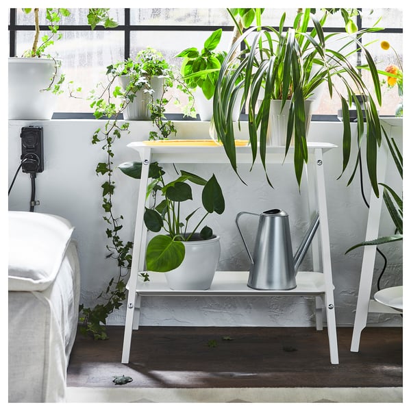 ALPVIDE plant stand, white, 63 cm