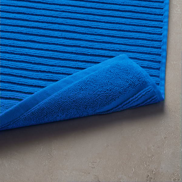 ALSTERN - Bath mat, bright blue, 50x80 cm