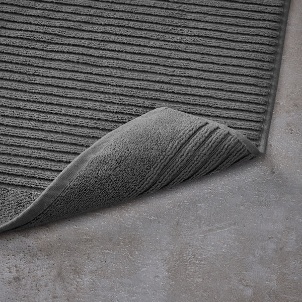 ALSTERN - Bath mat, dark grey, 50x80 cm