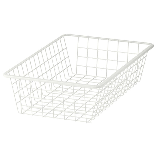 ALTARLIDEN wire basket, white, 40x62 cm