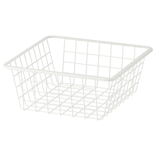 ALTARLIDEN wire basket, white, 40x42 cm