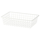 ALTARLIDEN wire basket, white, 60x42 cm