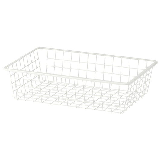 ALTARLIDEN wire basket, white, 60x42 cm