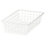 ALTARLIDEN wire basket, white, 40x62 cm