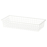 ALTARLIDEN wire basket, white, 80x42 cm