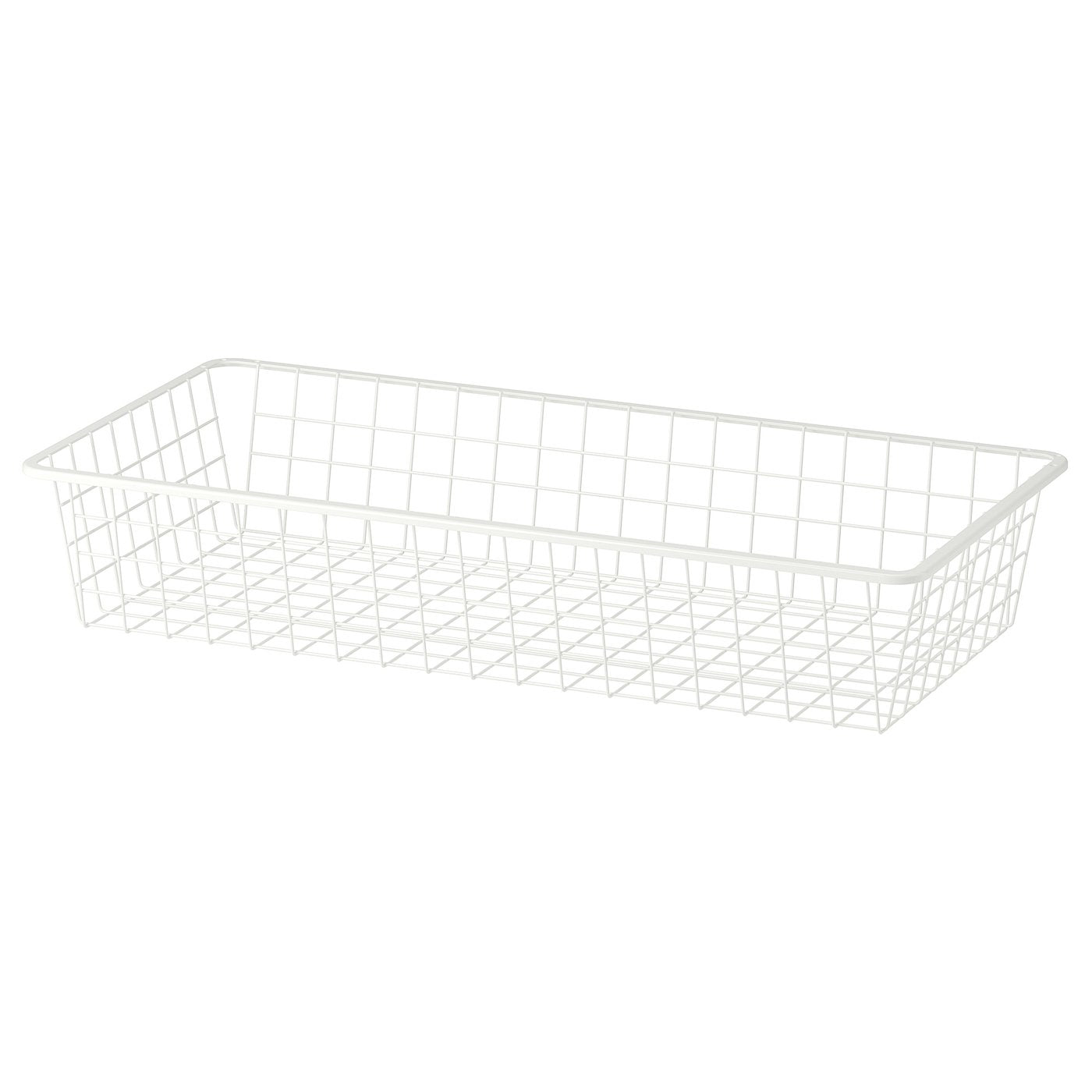ALTARLIDEN wire basket, white, 80x42 cm