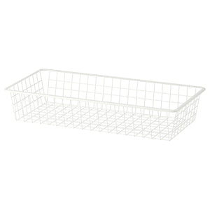 ALTARLIDEN wire basket, white, 80x42 cm