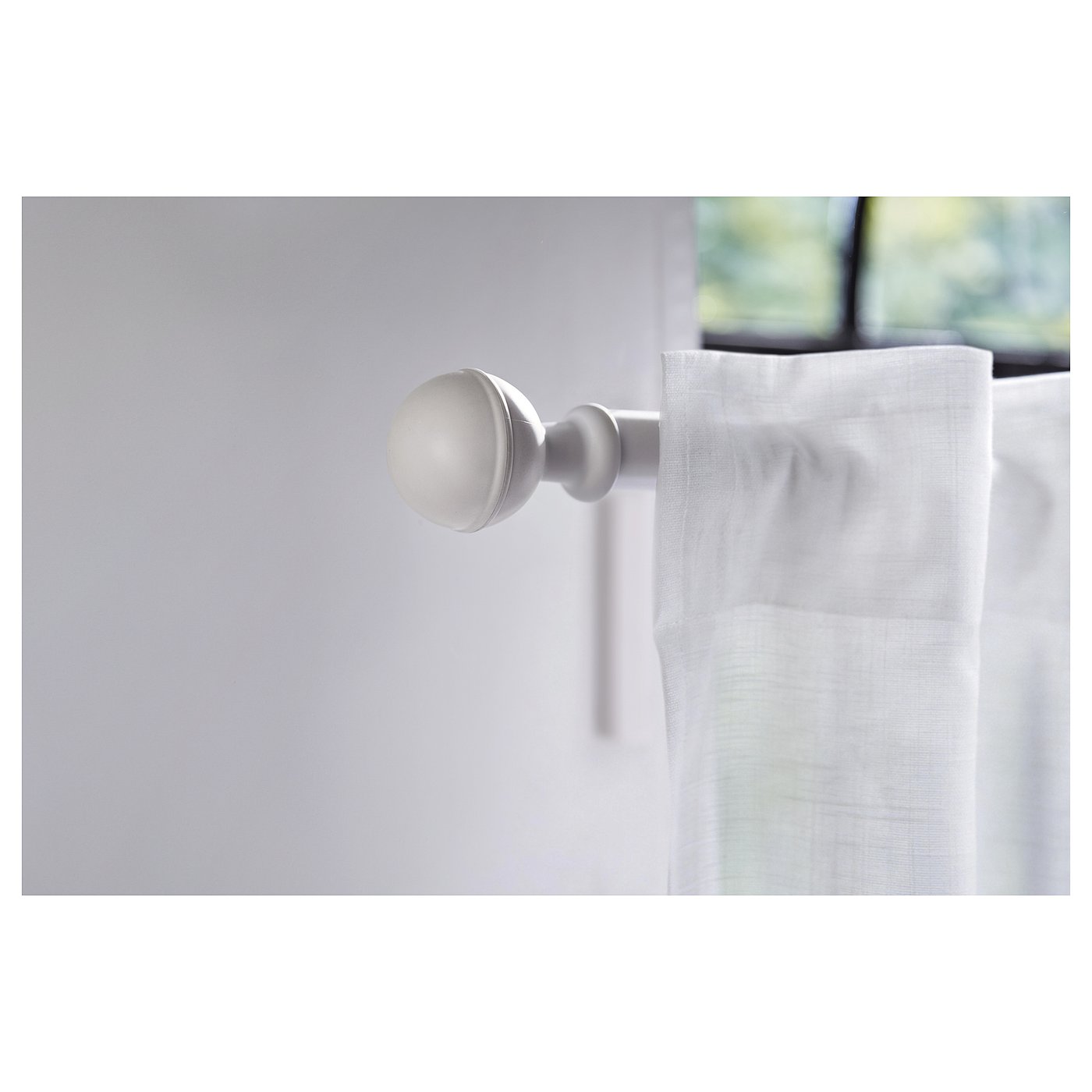 ALVARSTÅNDS finials, 1 pair, white, 5.4 cm