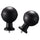 ALVARSTÅNDS finials, 1 pair, black, 5.4 cm