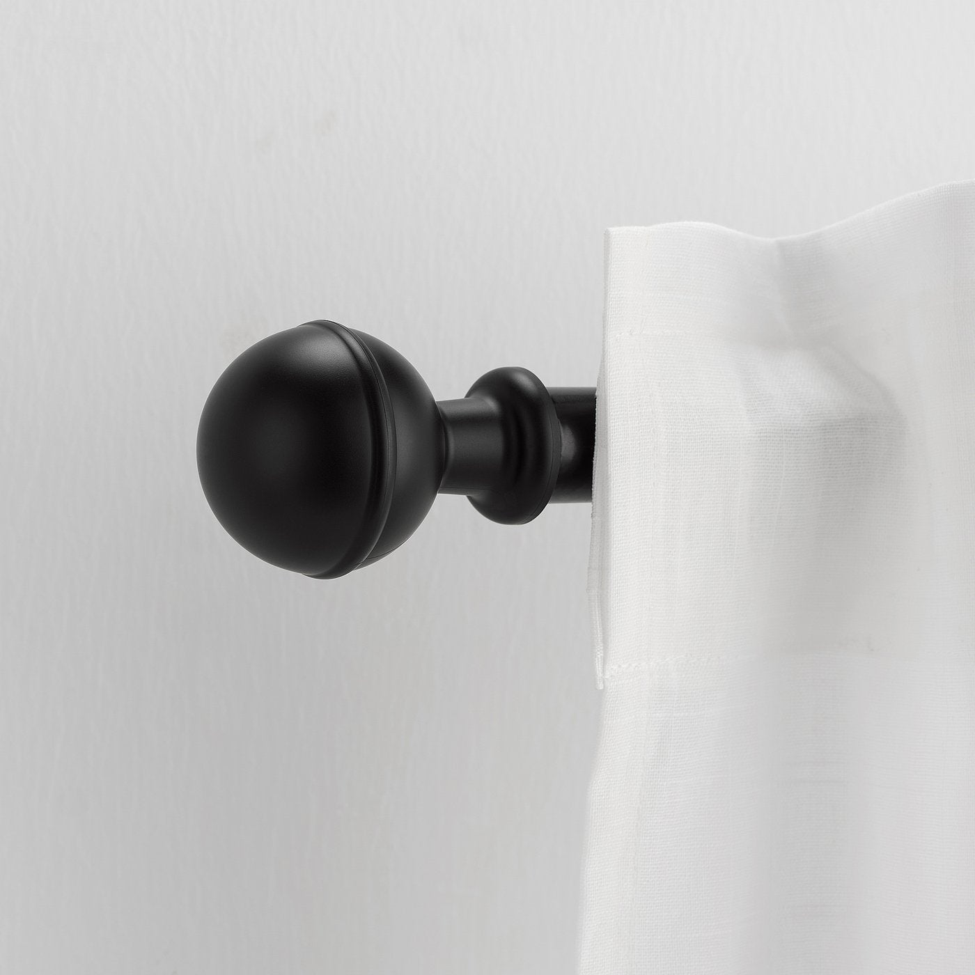 ALVARSTÅNDS finials, 1 pair, black, 5.4 cm