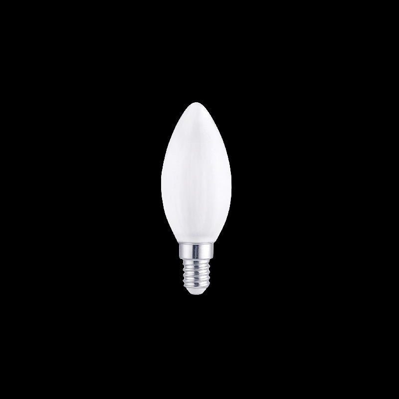 LED BULB E14=60W CANDLE FROSTED WARM LIGHT