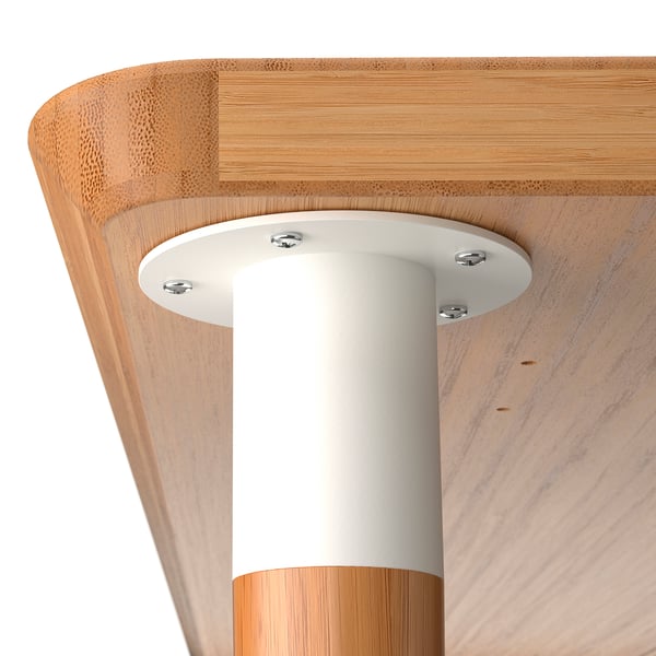 ANFALLARE / HILVER desk, bamboo, 140x65 cm