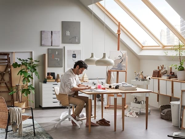 Ikea ANFALLARE - Table top, bamboo, 140x65 cm