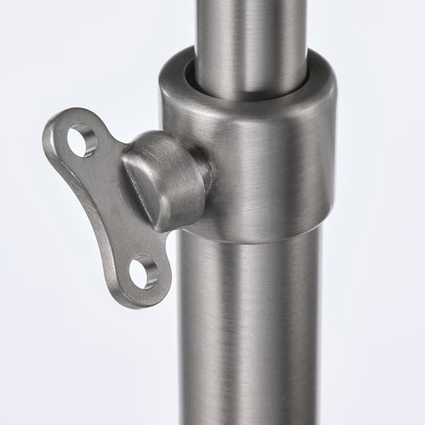 ANKARSPEL floor/reading lamp, pewter effect, 23 cm