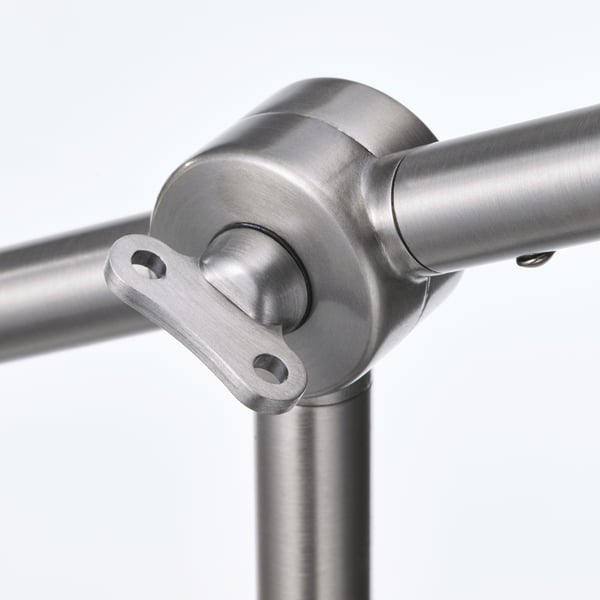 ANKARSPEL floor/reading lamp, pewter effect, 23 cm