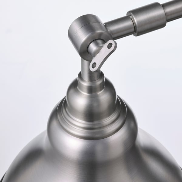 ANKARSPEL wall lamp, wired-in installation, pewter effect, 12 cm